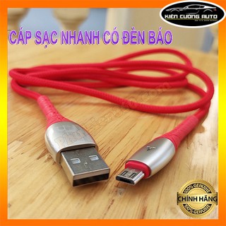 Dây cáp sạc nhanh earldom ec-049 có đèn báo