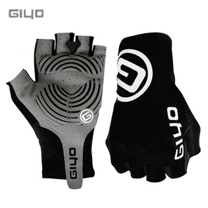 Găng tay lái xe GIYO kiểu hở ngón chống sốc cao cấp - Găng tay xe đạp