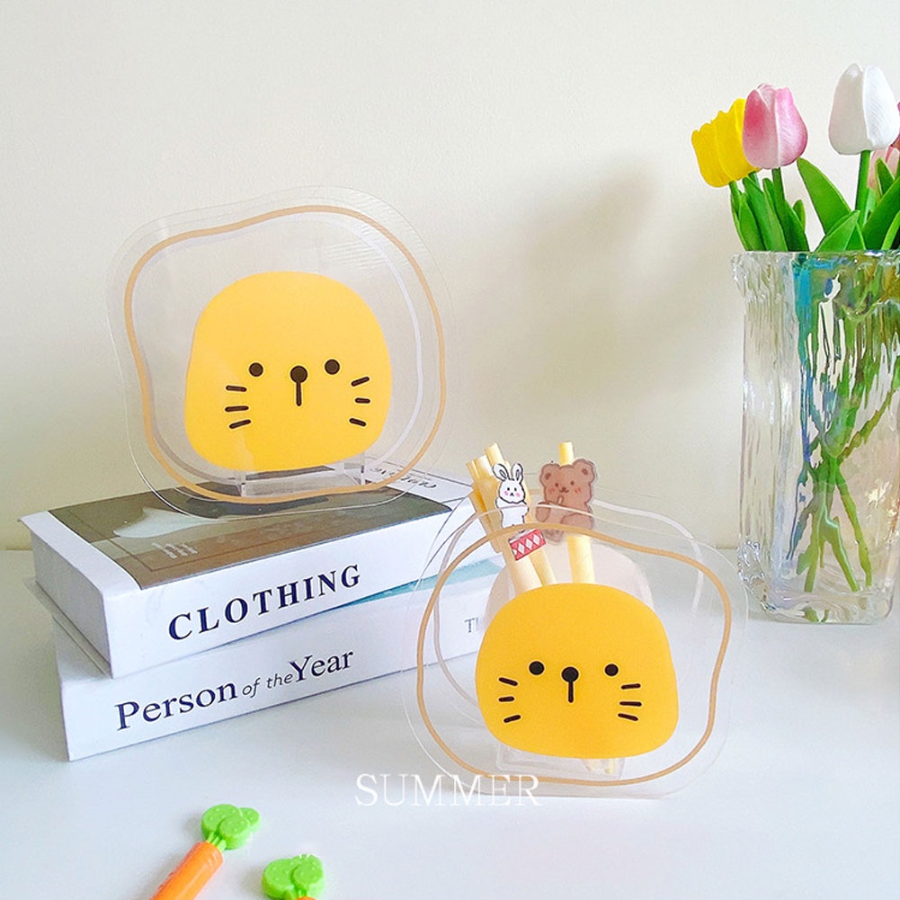 Acrylic Pen Holder Simple Student Stationery Ins Living Room Decoration Desktop Storage Box