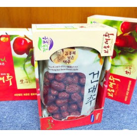 TÁO ĐỎ SẤY KHÔ HÀN QUỐC BOEUN LOESS JUJUBE 1kg DATE MỚI 2025