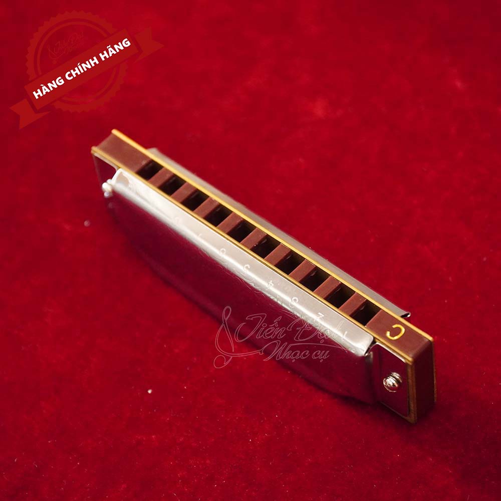 Kèn Harmonica Folk 10 Master 10 Lỗ Cấu Tạo Note Đa Dạng, 20 Lưỡi Gà, Hợp Kim Đồng 0,9mm