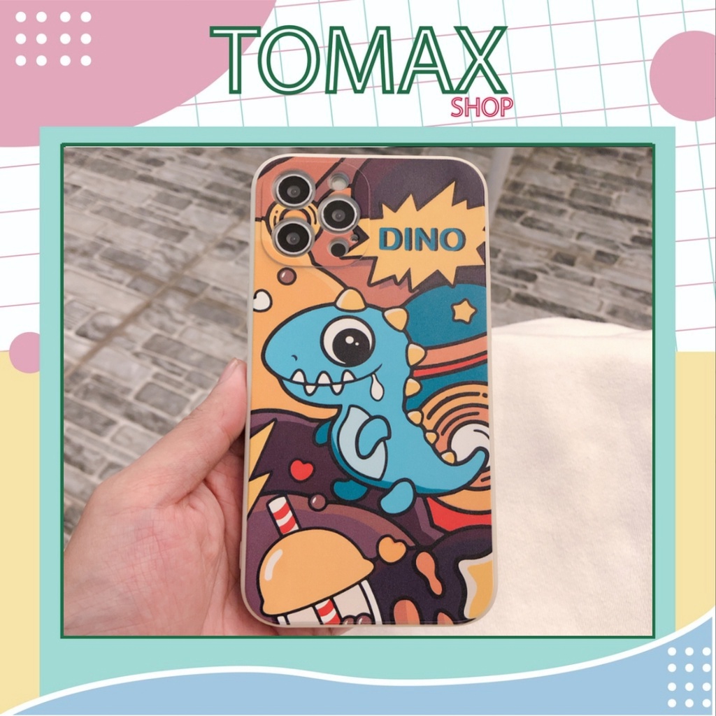 Ốp iphone Khủng Long Con Dino 7/7plus/8/8plus/x/xr/xs/11/12/pro/max/plus/promax [Tomax Shop]