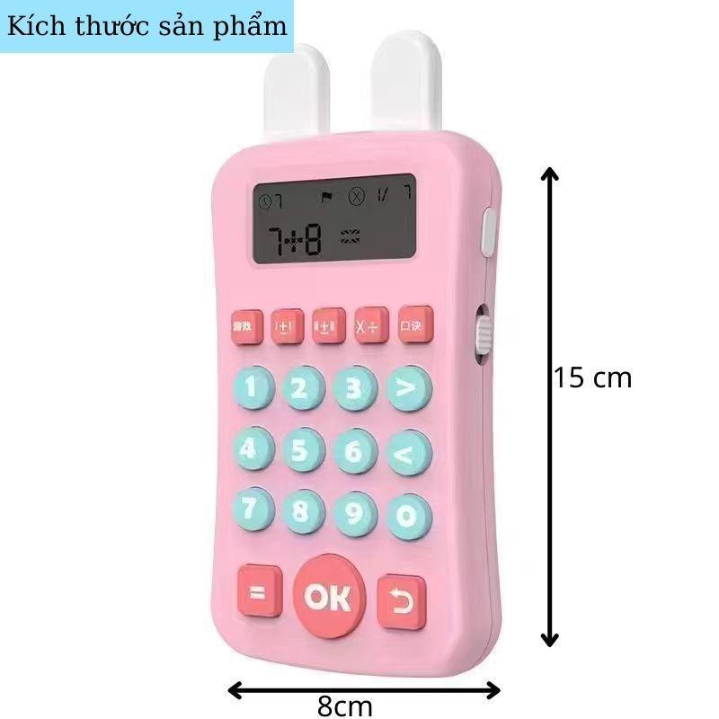 Máy Luyện Tính Nhẩm Trẻ Em - Giúp Bé Học Toán Nhiều Tính Năng (Tiếng Việt) - Có cổng sạc USB