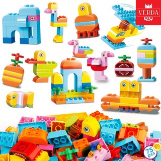 Lego Cỡ Duplo 75 Chi Tiết - Bé Lắp Ráp Ghép Hình Thông Minh Trẻ Em