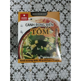 Canh rong biển tôm