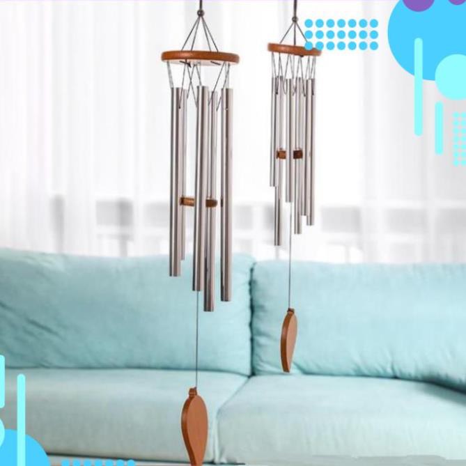 Chuông gió phong thủy vàng may mắn cầu bình an  💎 Freeship 💎 và tài lộc 206766