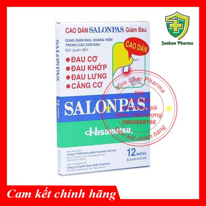 Cao Dán Salonpas Giảm Đau Kháng Viêm Trong Các Trường Hợp Đau Cổ Vai Gáy