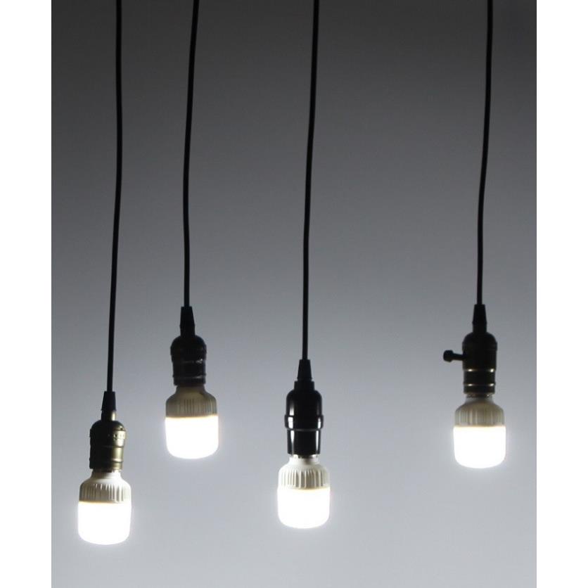 Bộ 10 đèn thả cổ điển Vintage bóng đèn led búp trụ 5w