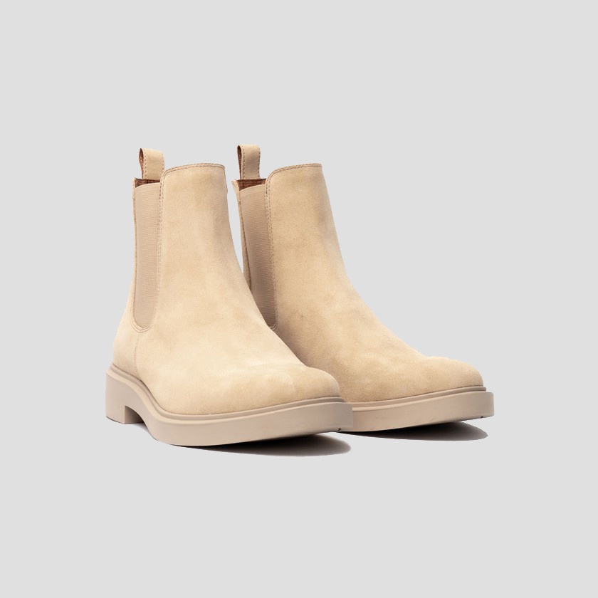 Giày boot THE WOLF basic wolf chelsea boot - Tan