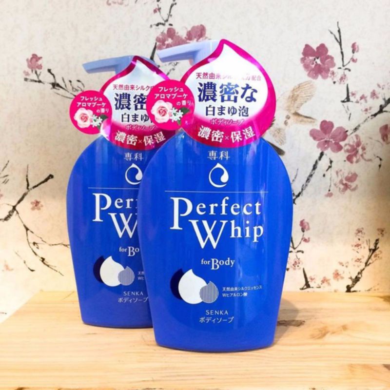 💜SỮA TẮM DƯỠNG ẨM PERFECT WHIP SENKA 500ML💜