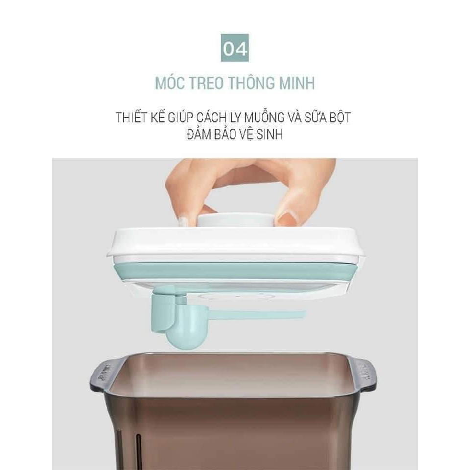 Mẫu mới- Hộp đựng sữa bột Ankou 600g 900g cho bé, hộp bảo quản sữa công thức cho bé Ankou chính hãng