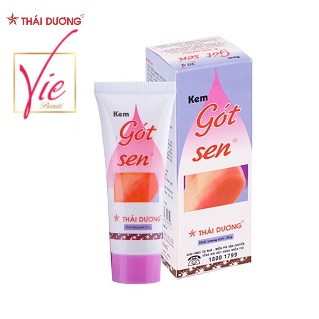 Kem Gót Sen dưỡng ẩm, săn chắc, chống nứt nẻ chân tay Sao Thái Dương 20g