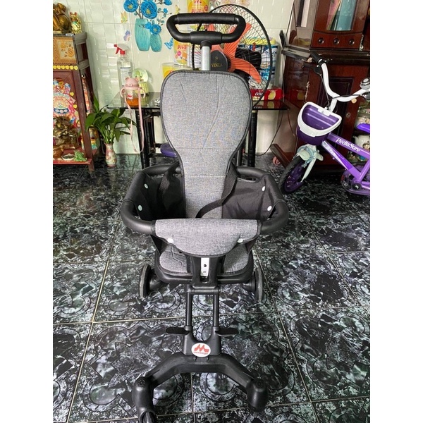 [Qùa tặng sữa Morinaga] Xe đẩy , Xe đạp 3 bánh có cần đẩy chắc khoẻ phù hợp cho bé từ 1-3 tuổi