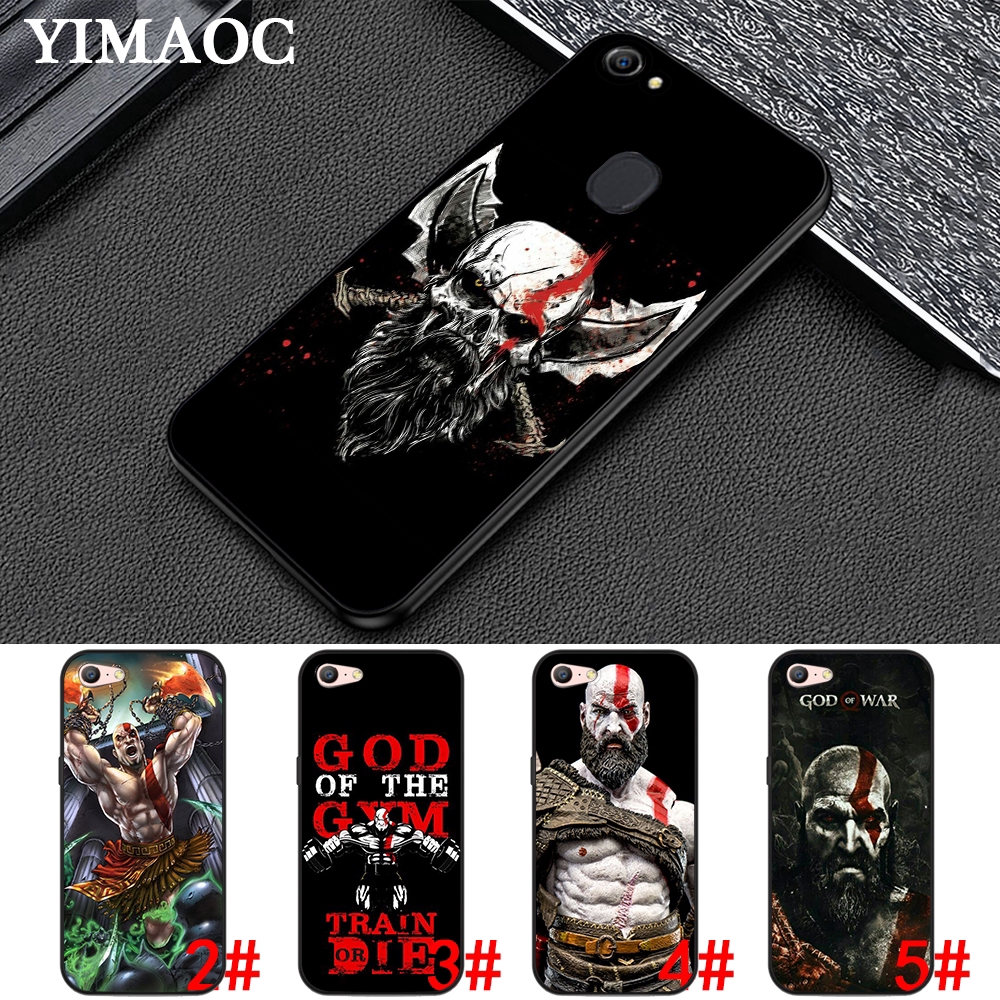 Ốp điện thoại mềm hình Kratos God Of War 4 cho OPPO A3S A39 A59 A83 F1S F5 A73 F7 F9 A7X R11 R9 F1 Plus R9S 286B