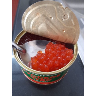 Trứng Cá Hồi Hộp Sắt Chuẩn Nga – 140Gr