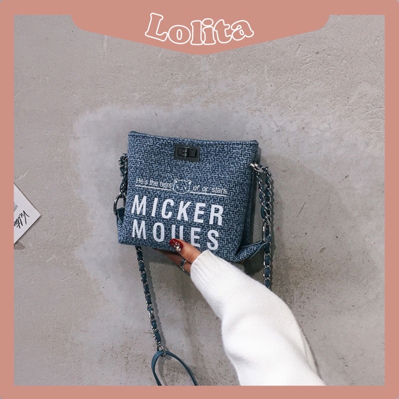 Túi Xách Nữ Đeo Chéo LOLITA Phong Cách Hàn Quốc