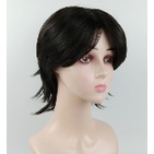 Tóc giả ngắn màu đỏ hóa trang đầu sói cá tính cho nam và nữ