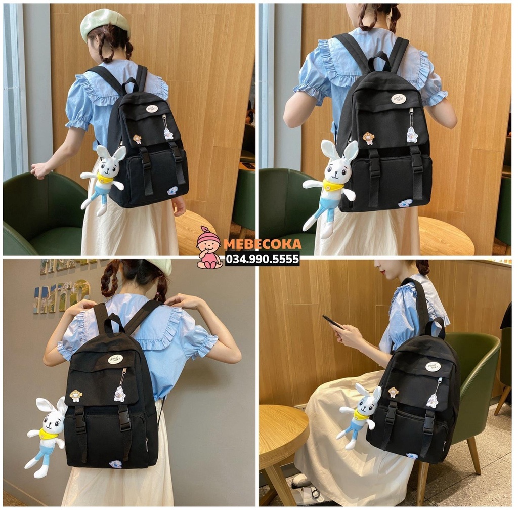 Balo nữ đi học thời trang Hàn Quốc, cặp sách đẹp hàng cao cấp dễ thương, túi xách sinh viên học sinh