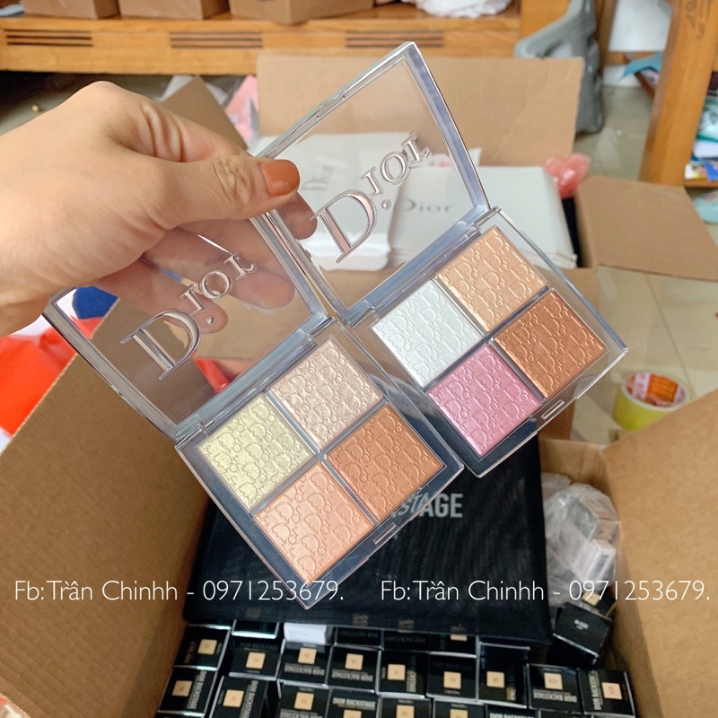 Bill US - Bảng phấn bắt sáng 4 ô Highlight Dior Backstage Glow Face Palette