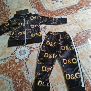 Set thể thao nhung cho bé