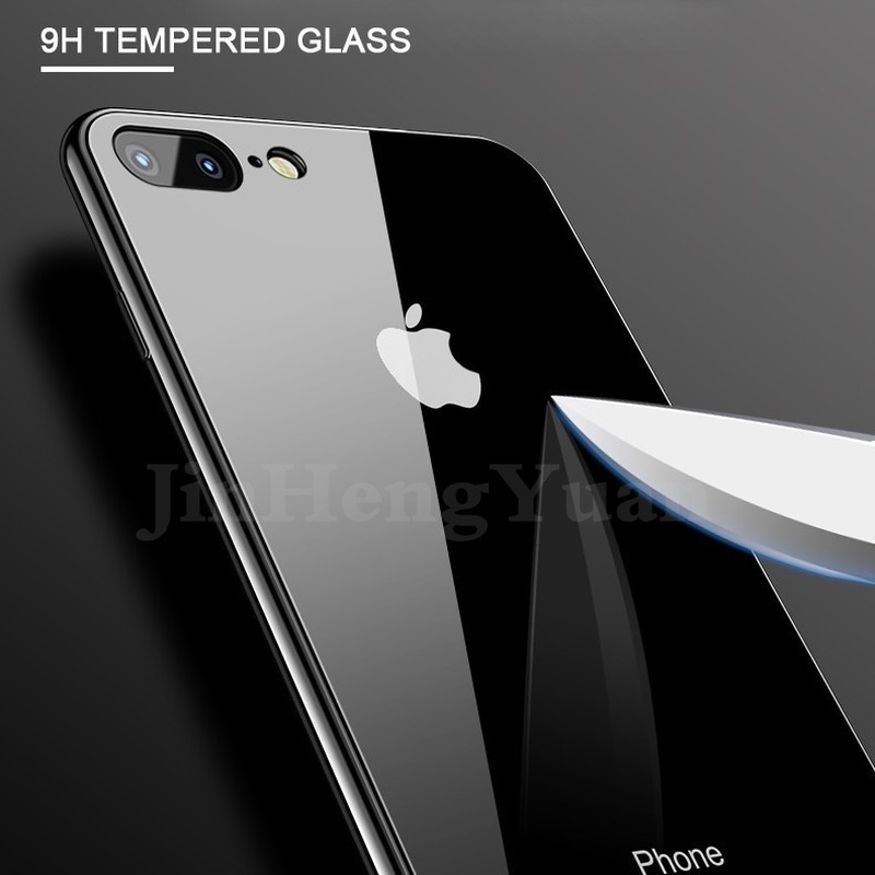 Ốp lưng mặt kính cường lực chất lượng cao dành cho IPhone 6 6S 7 8 Plus X XS MAX XR 11 Pro MAX | BigBuy360 - bigbuy360.vn