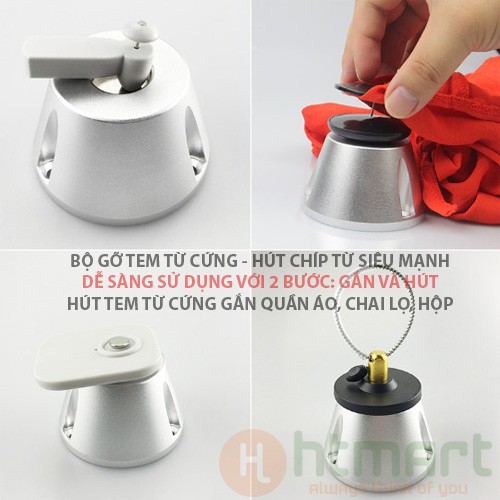 Bộ gỡ tem từ cứng 7.500-12.000GS (loại to - Hút mạnh) - Cục Gỡ Tem từ cứng tại Quầy Thu ngân Shop, Cửa hàng thời trang