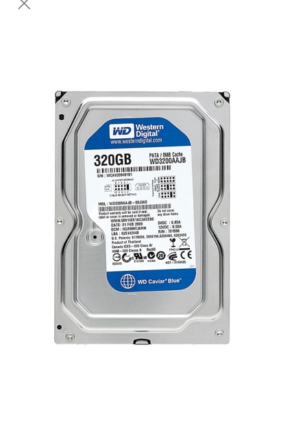 Ổ cứng WD Hdd 320gb mới 99%