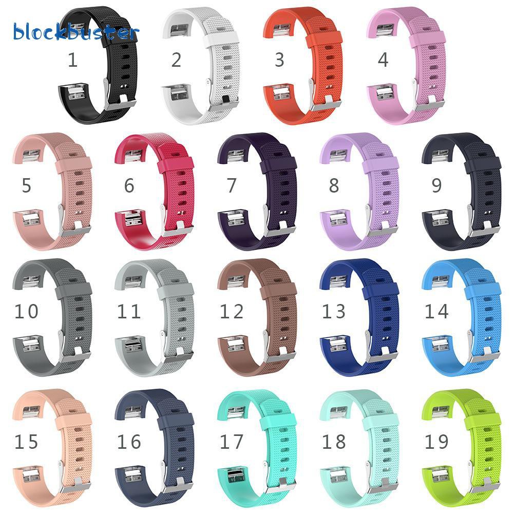 (hàng Bán Chạy) Dây Đồng Hồ Thể Thao Bằng Silicone Mềm Đáng Yêu Cho Fitbit Charge 2