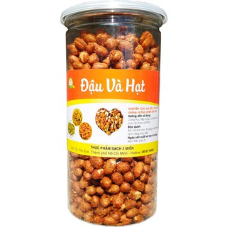 Đậu phộng rang tỏi ớt loại đặc biệt giòn ngon - Hũ pet 500G