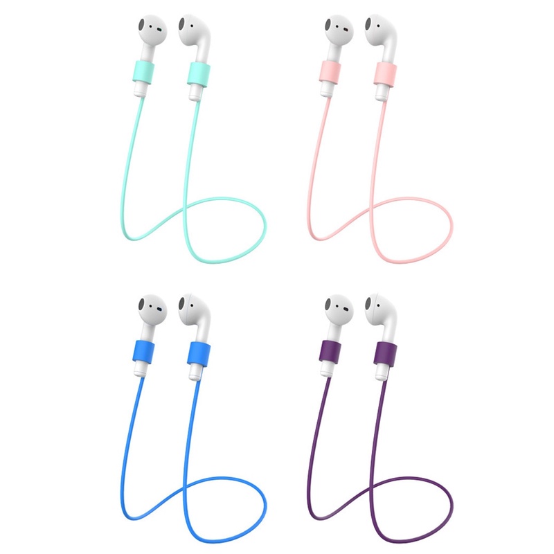 Dây Giữ Tai nghe không dây Bằng Silicon Chống Thất Lạc Cho Apple Iphone X 8 7 Airpods