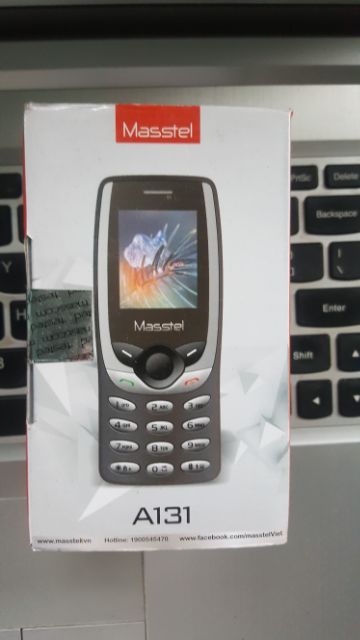 Điện thoại mẫu cổ điển Masstel A131 2 sim nghe nhạc MP3 Full box Bảo hành 12 tháng chính hãng