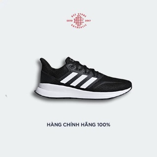 [CHÍNH HÃNG] Giày Sneaker Thể Thao Nam Running Adidas Run Falcon Black/White