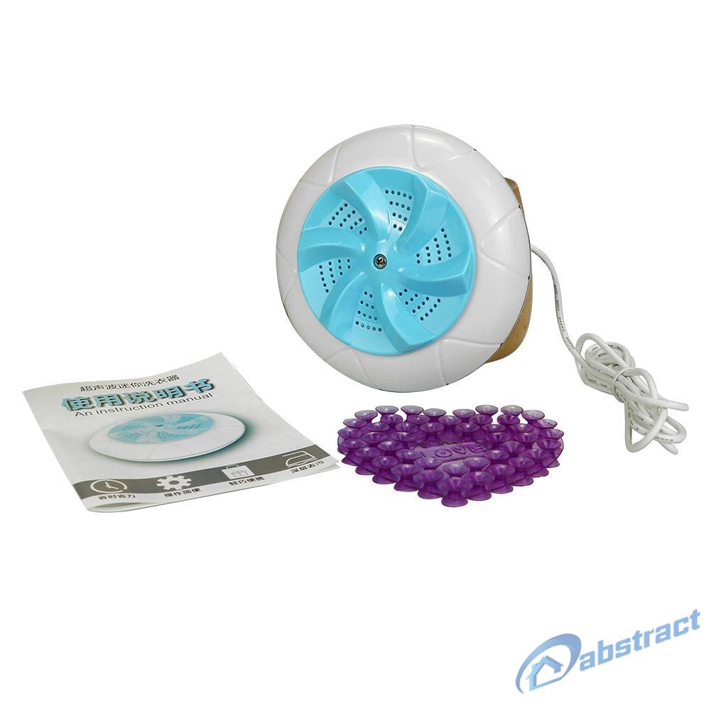 AB USB Ultrasonic Turbine Washing Machine Portable Spin Dryer Laundry Washer