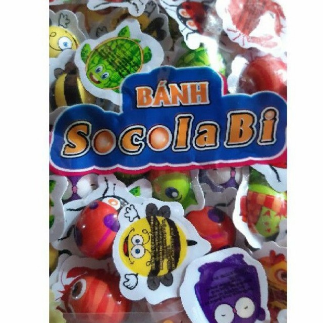 Bánh sô-cô-la bi hình con vật gói khoảng 100 con