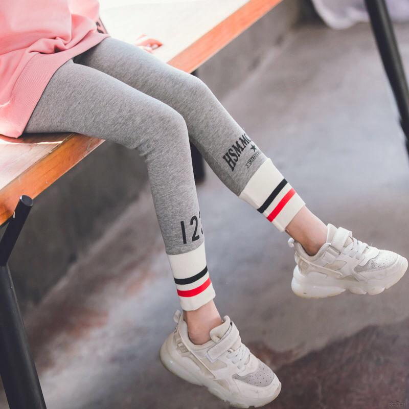 Quần Legging Co Giãn Cho Bé Gái 4-10 Tuổi