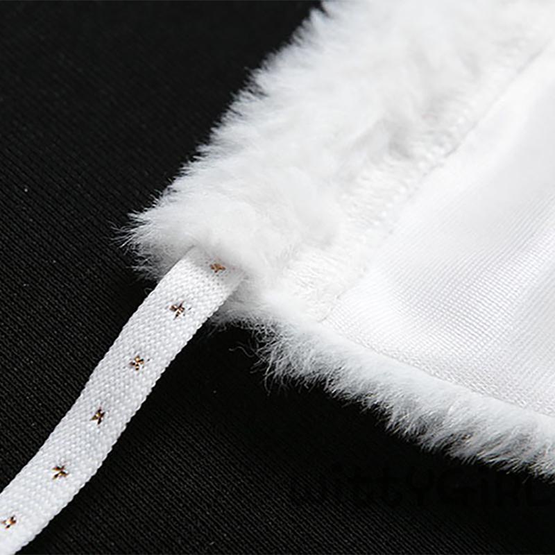 W []-Áo Crop Top Không Tay Hở Lưng Đính Đinh Tán Trang Trí Dây Buộc Màu Trắng / Tím Cho Nữ
