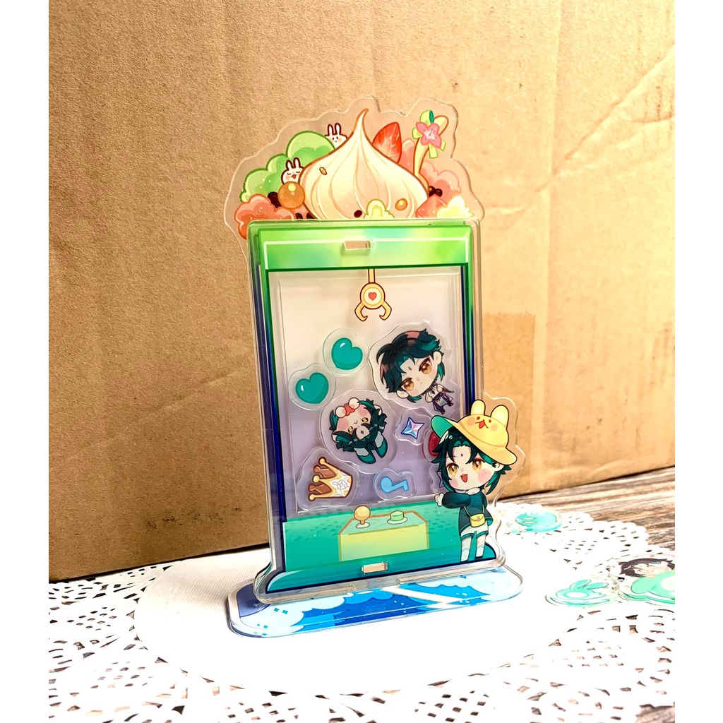 Shaker Standee Xiao Genshin Impact độc quyền bởi artist Hunmyi