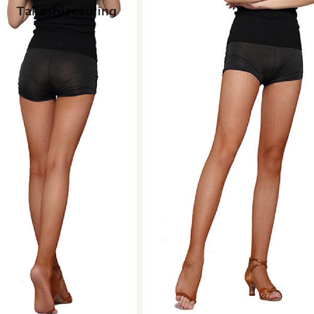 Quần tất lưới khiêu vũ latin hở ngón chân bằng cotton nóng bỏng cho nữ