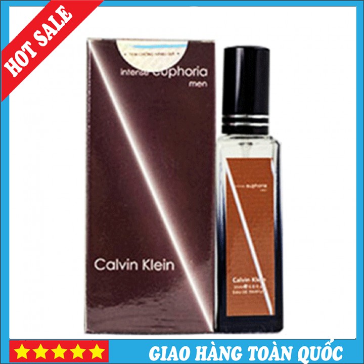 Nước Hoa Cho Phái Mạnh CALVIN KLEIN Intense Euphoria Men Chai 25ml - Hương Trái Cây Ngọt Ngào Bí Ẩn, Cuốn Hút