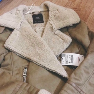 Áo da lộn zara auth tuồn - HÀNG CÓ SẴN