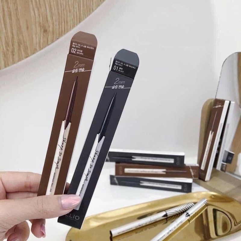 Chì kẻ mắt Clio siêu mảnh lâu trôi Hàn Quốc