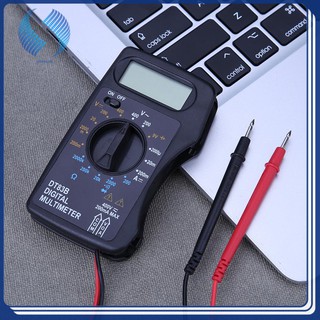 Portable Digital Multimeter Mini Pocket Ammeter Voltmeter Current Voltage Ohm Meter Battery Test