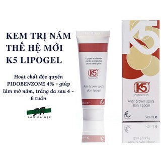 Kem cải thiện thâm nám K5 Lipogel