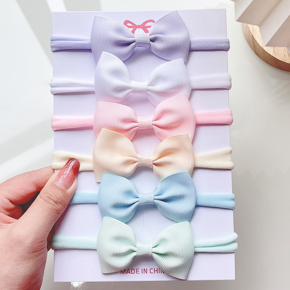 Set 6 băng đô KIDSBOWS nơ thời trang dễ thương cho bé gái