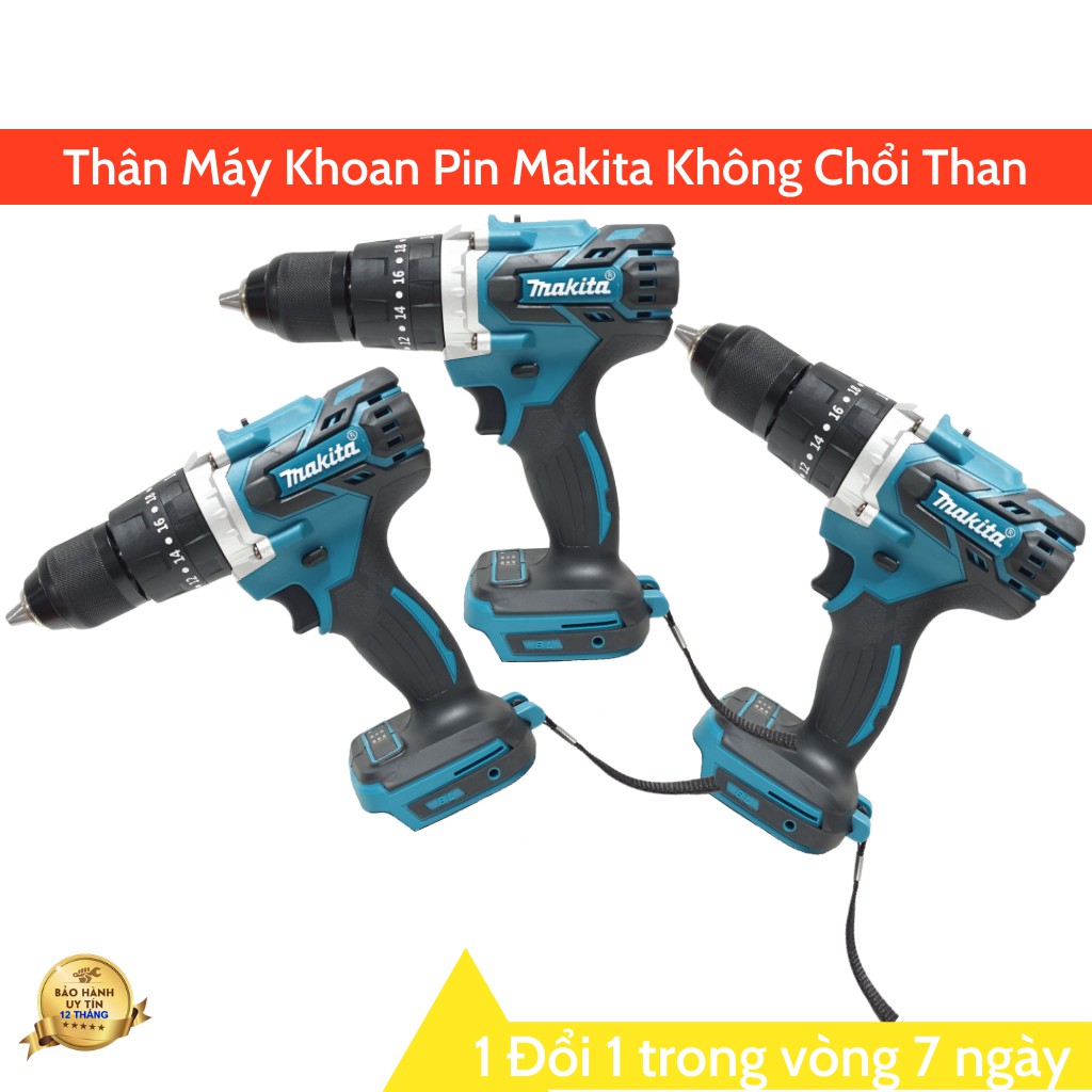 Thân Máy khoan Pin MKT Không chổi than đầu auto lock 13mm Lõi đồng 100%