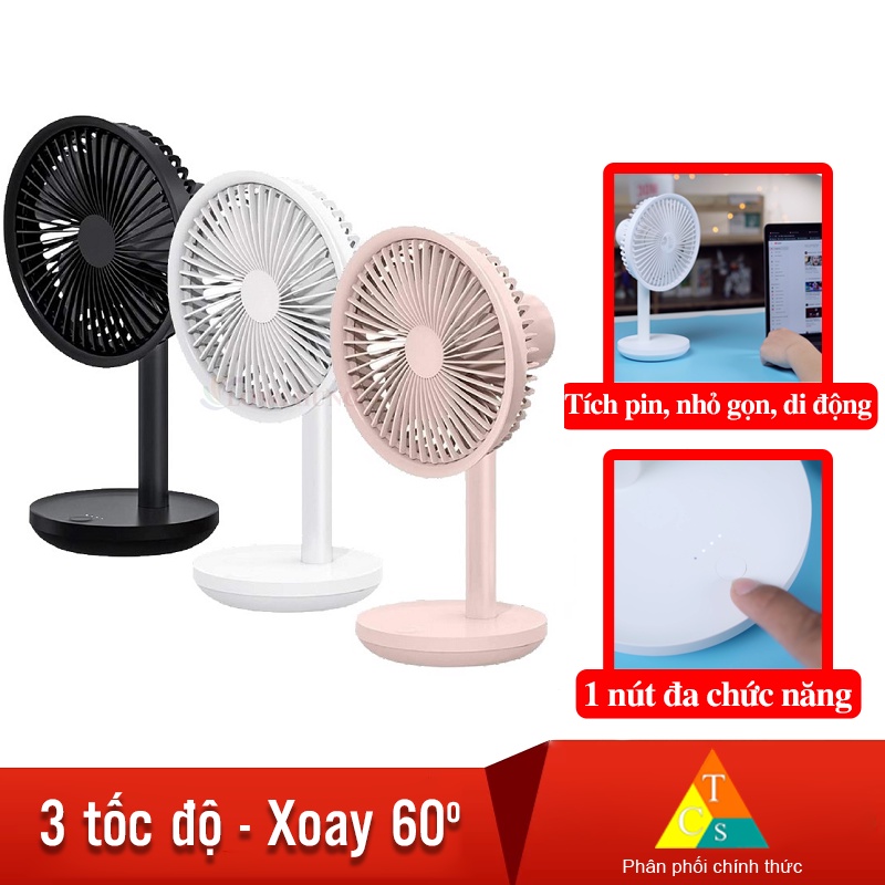 Quạt sạc pin để bàn SOLOVE F5 chính hãng