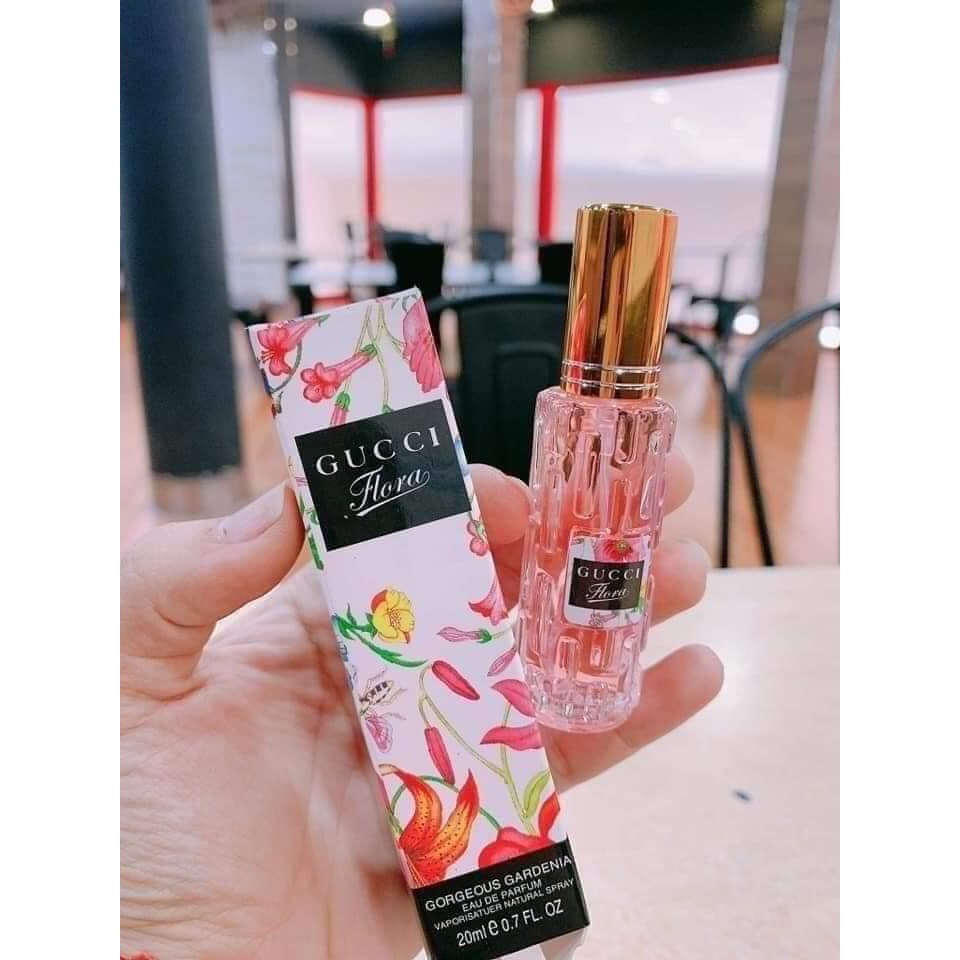 Nước hoa mini gucci hoa nữ chai 20ml dạng xịt- mẫu 4d- Mùi gucci hoa- flora | Thế Giới Skin Care