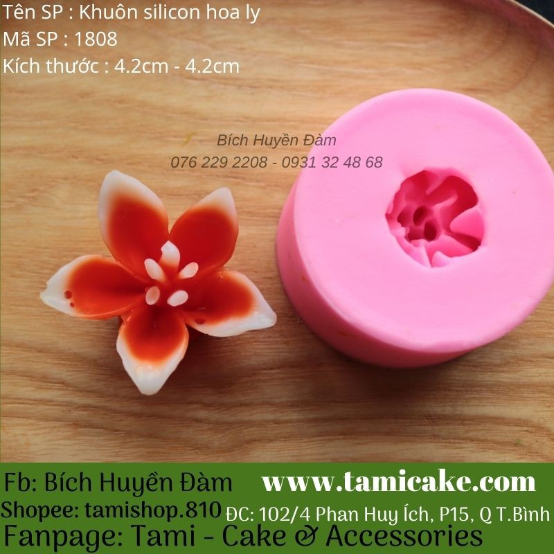 Khuôn silicon hoa ly 1808