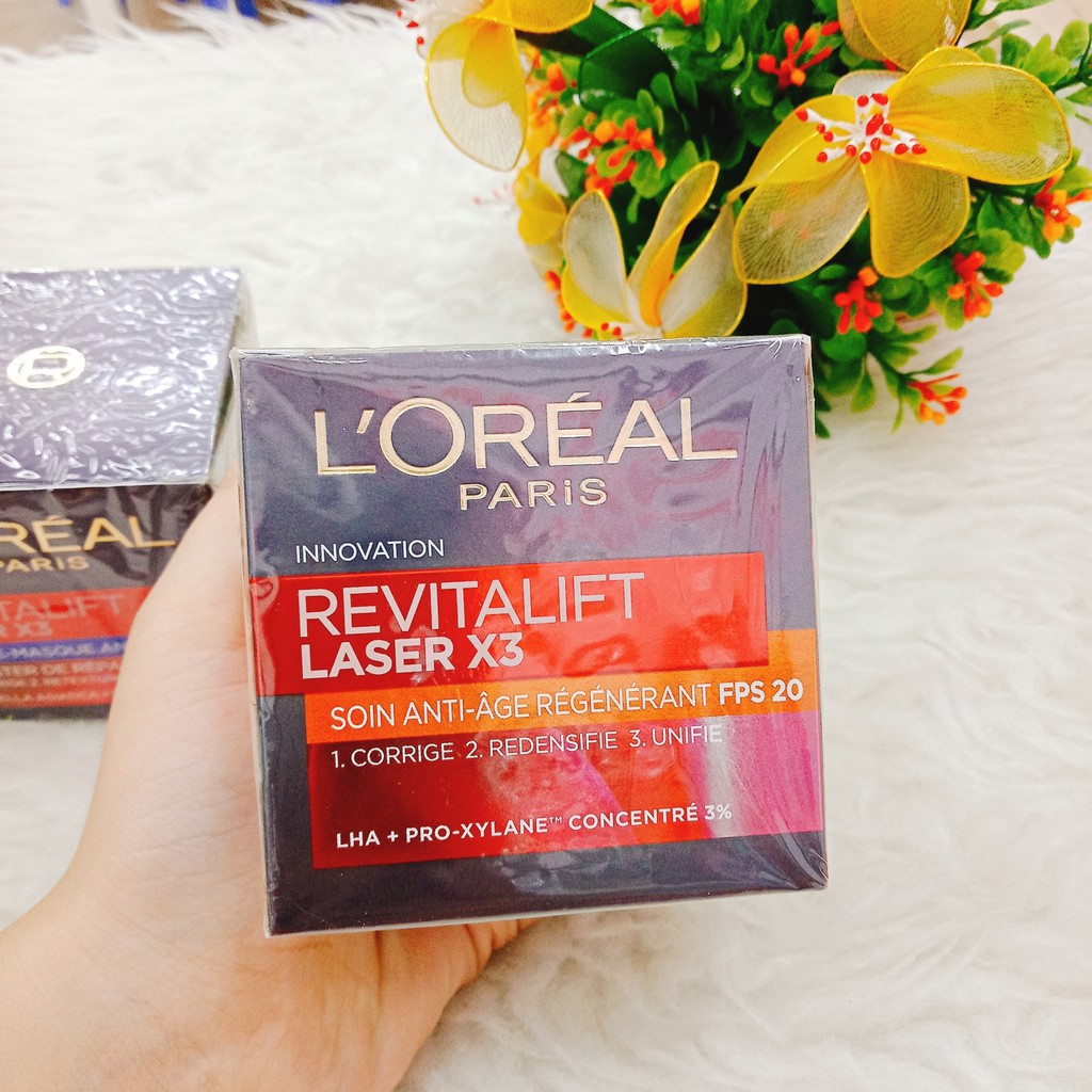 KEM DƯỠNG DA L'OREAL PARIS REVITALIFT LASER X3 - 50ML