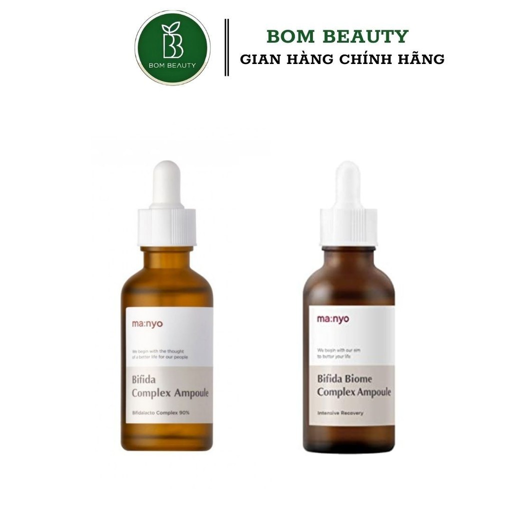 Serum Tinh chất Manyo Bifida Biome Complex Ampoule &amp; Glac Niacin 2.0 Essence